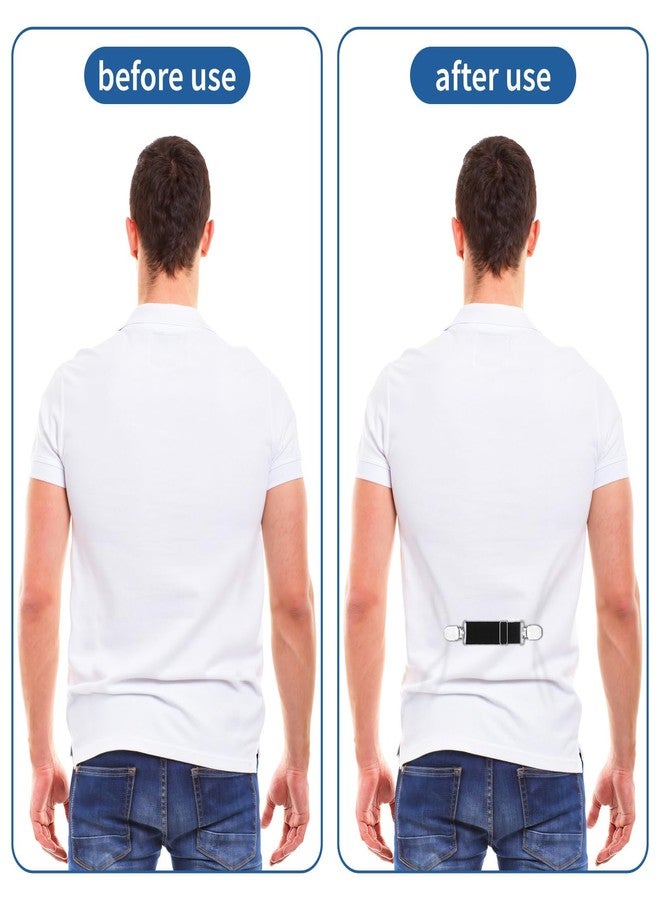 Pretwad Elastic Mitten Clips 4 Pcs Adjustable Gloves Straps for Kids, Stainless Steel Glove Clips Winter Elastic Cinch Clips for Children, Fashion Fit Dress Clips Garments Glove Clips for Adult - Image 4