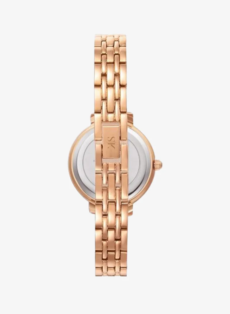 Kenneth Scott White Women's Stainless Steel Analog Watch K23532-RBKW - 28.5 mm for Women | Best Price UAE