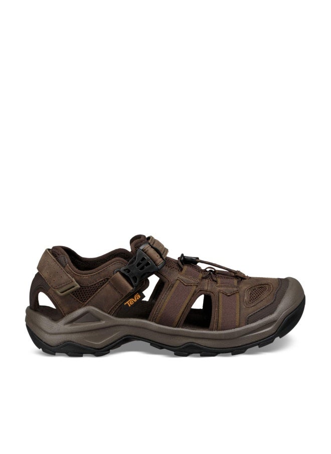 Teva Men's M Omnium 2 Leather Sandal, turkish coffee, 10.5 M US
