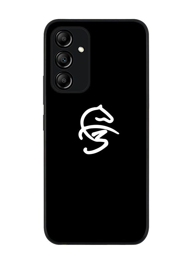 Stylizedd Rugged Black edge case for Samsung Galaxy A54 5G Slim fit Soft Case Flexible Rubber Edges Anti Drop TPU Gel Thin Cover - Faz3 Icon Black - Image 1