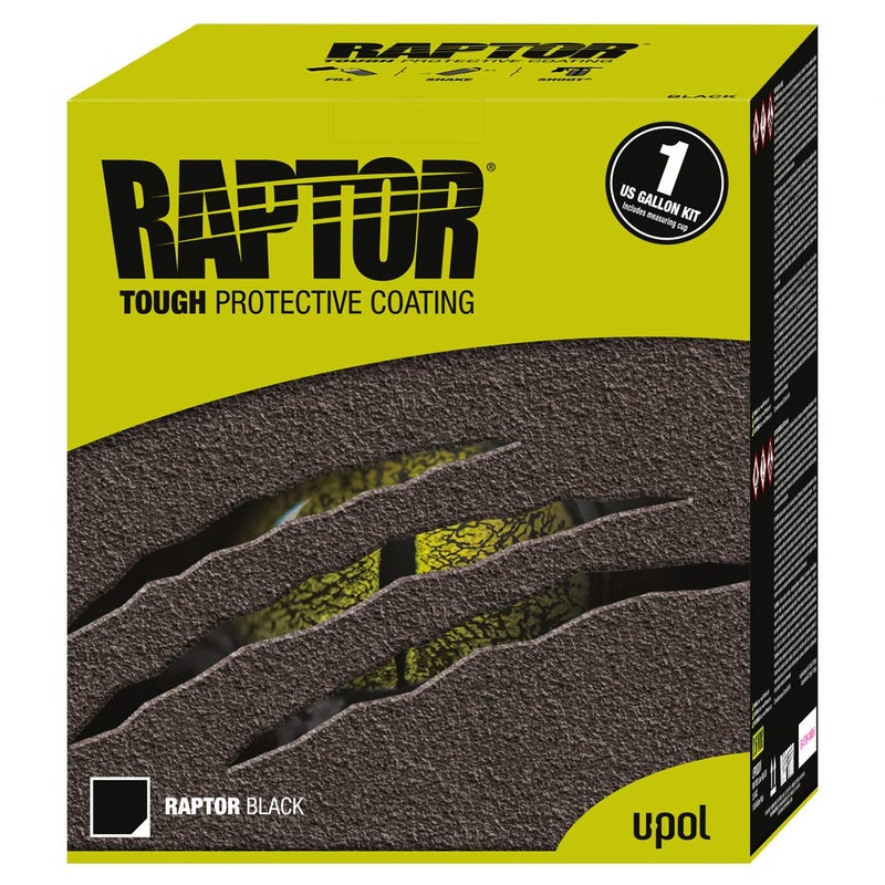 مجموعة بطانة سرير الشاحنة RAPTOR باللون الأسود 1 جالون أمريكي 26 VOC