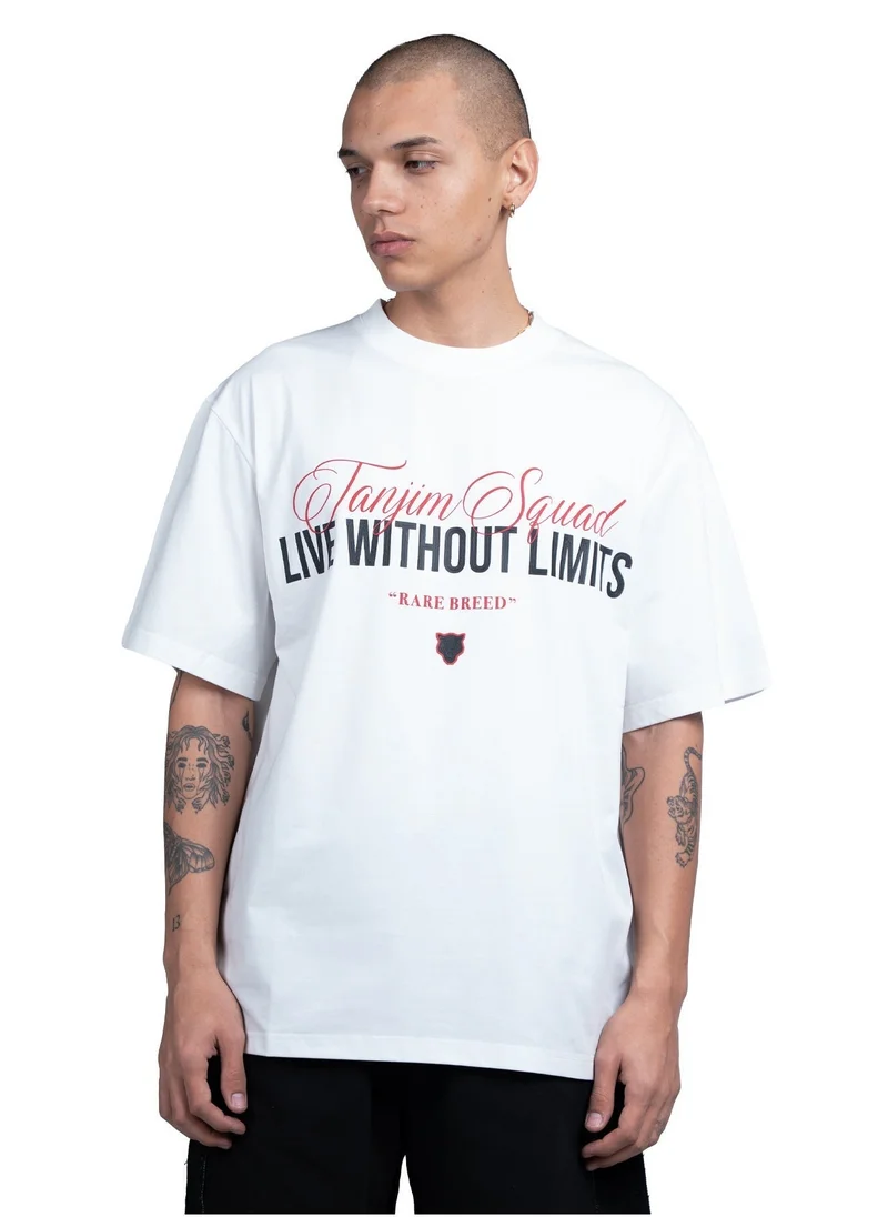 Tanjim Squad TANJIM SQUAD – NO LIMITS EDITION T-SHIRT WHITE
