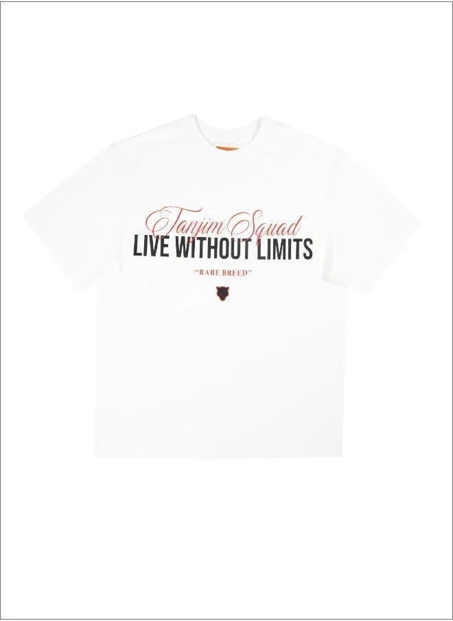 Tanjim Squad TANJIM SQUAD – NO LIMITS EDITION T-SHIRT WHITE
