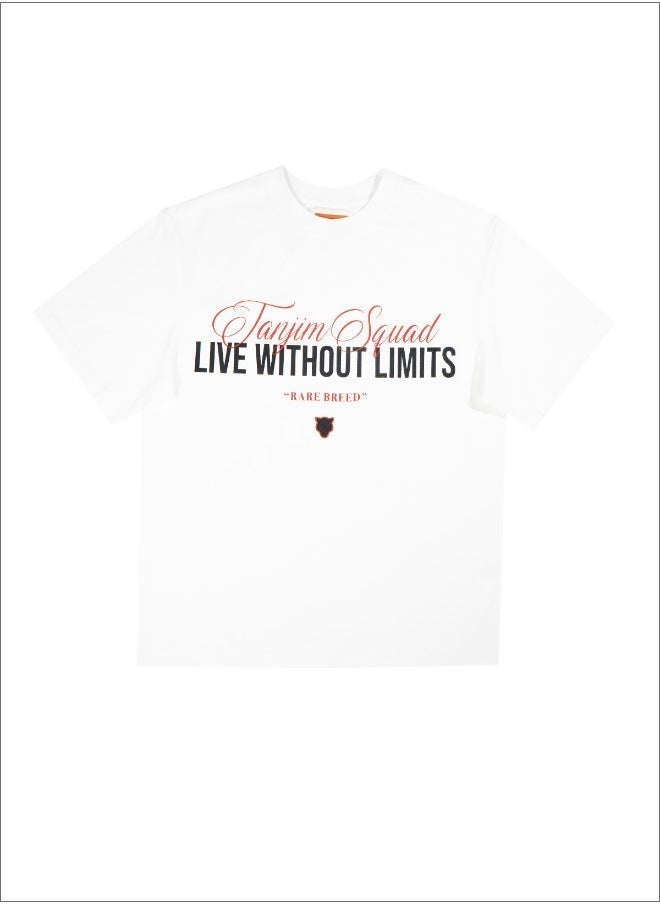 TANJIM SQUAD – NO LIMITS EDITION T-SHIRT WHITE - Image 4