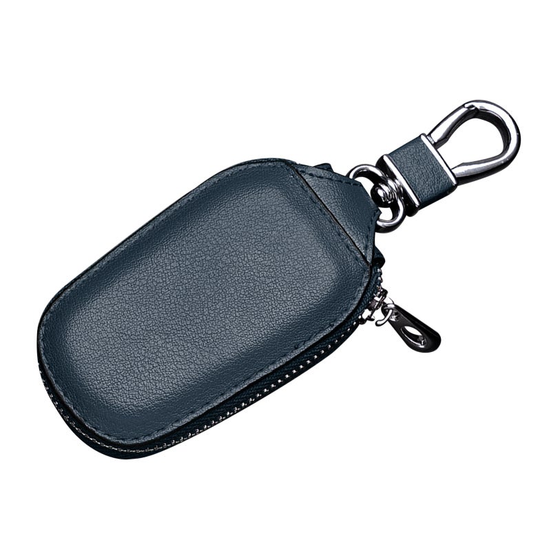 Car Key Holder: Blue Premium Durable Material - Large Capacity Waist Hanging Design Key Organizer for Daily Home Office Car Use - Image 4