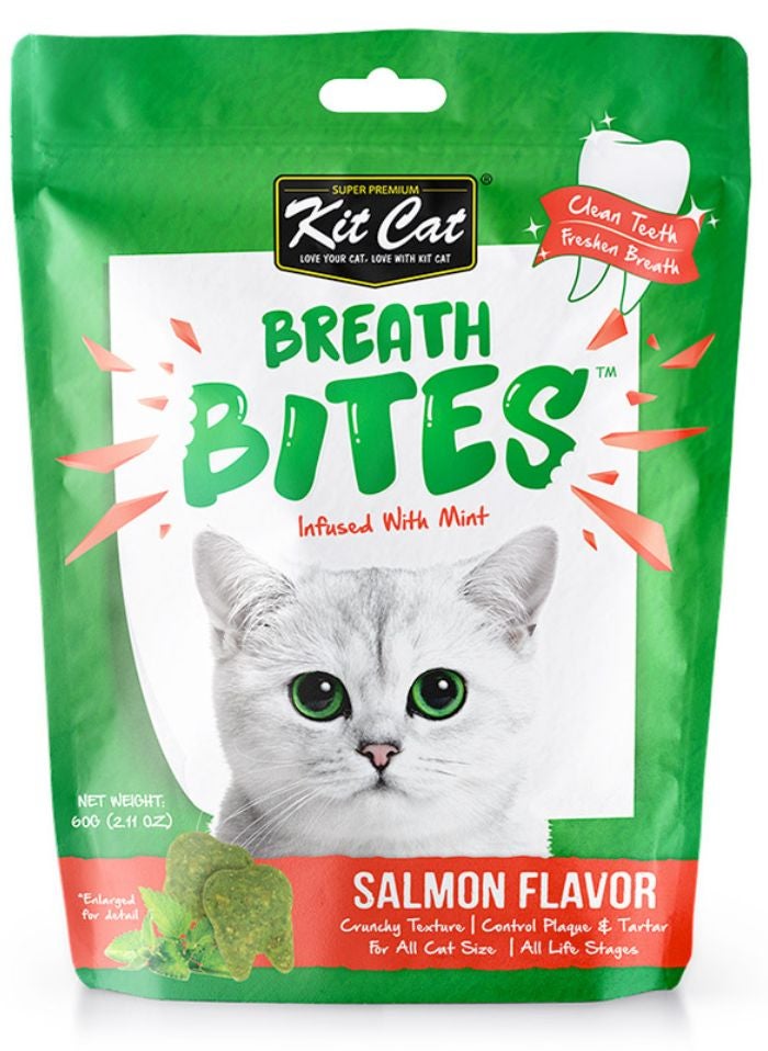 Kit Cat Breath Bites Salmon Flavor 60g - Image 1