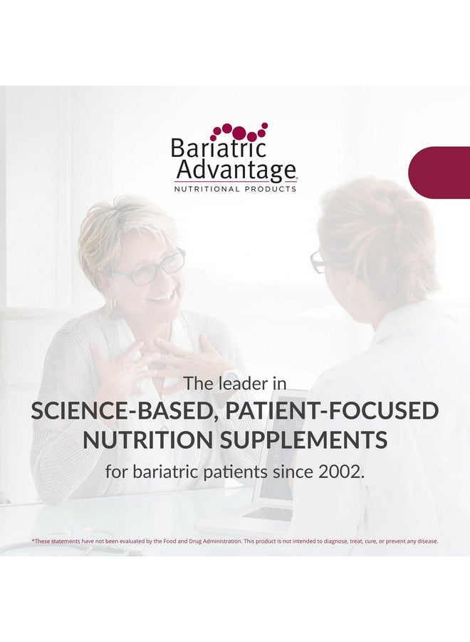Bariatric Advantage أقراص زنك كيلات غير قابلة للمضغ من بارياتريك أدفانتج، زنك أرجينين وزنك غليسين بتركيز 20 ملغ، عالية الامتصاص لمرضى جراحة السمنة - 180 قرص - Image 4