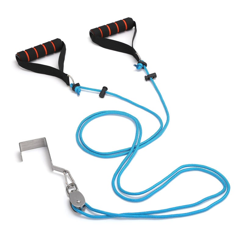 Fanwer Shoulder Pulley Exercise Pulleys for Shoulder Rehab Over Door Physical Therapy