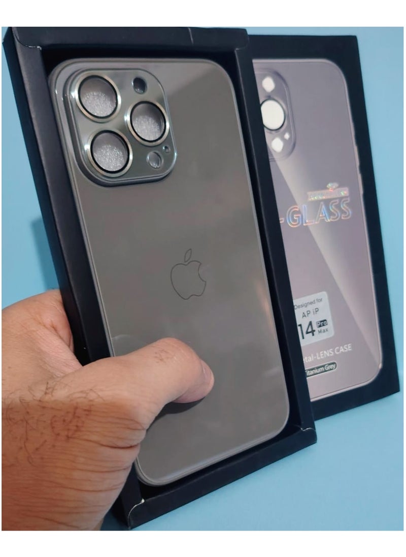 Generic Distinctive iPhone Pro Max case, silver color, comes in a chic box  With a sticker to protect the camera from dirt and dust, a wonderful case  - Image 1