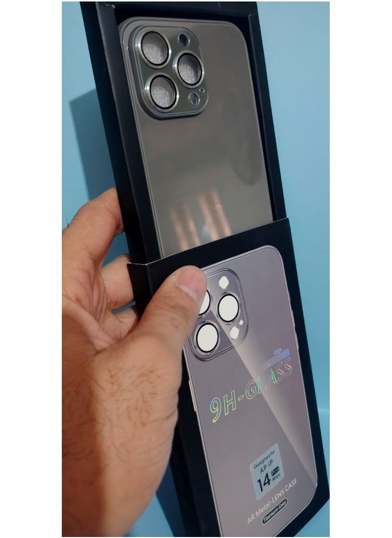 Generic Distinctive iPhone Pro Max case, silver color, comes in a chic box  With a sticker to protect the camera from dirt and dust, a wonderful case  - Image 2