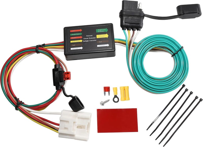 Oyviny Custom 4 Pin Trailer Wiring Harness for Toyota Highlander 2004-2007 - Image 1