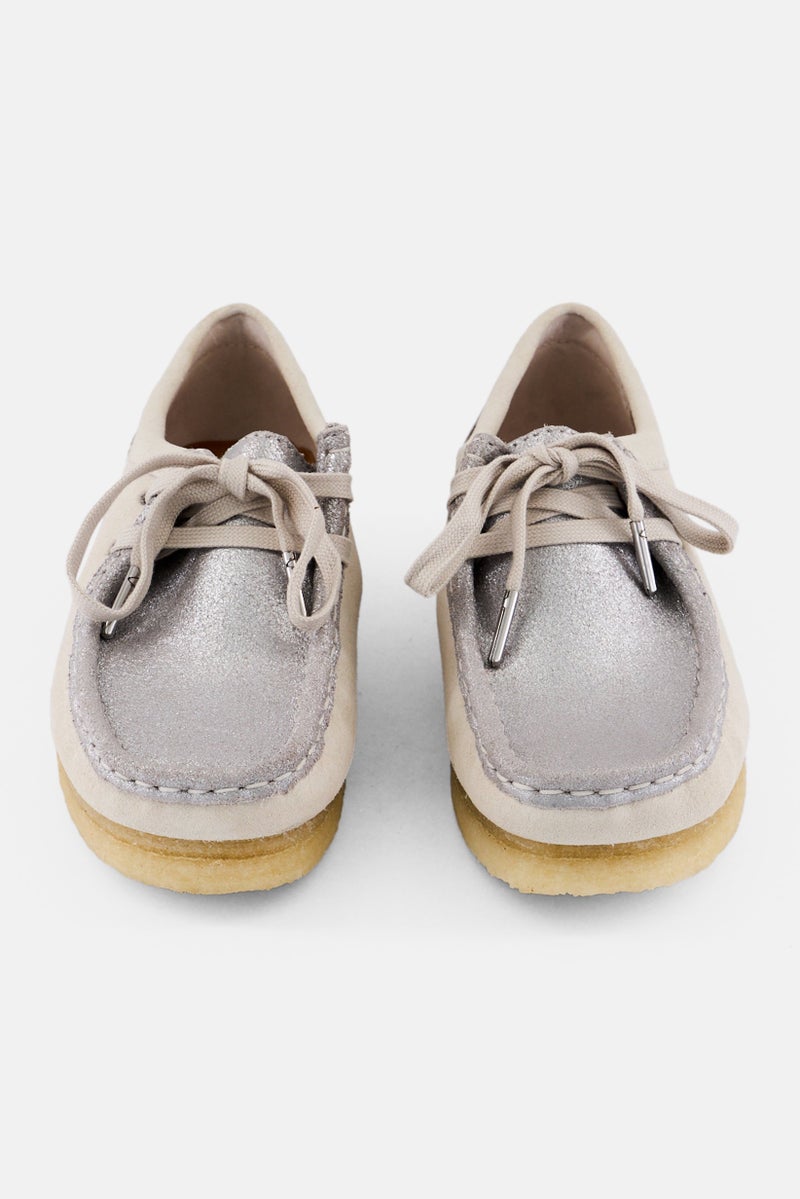 clarks Women Lace  Up Casual Shoes, Beige - Image 4