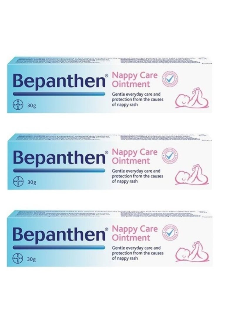 Bepanthen Bepanthen ointment for the care of children from allergies resulting from wet diapers, 3 pieces  - Image 1
