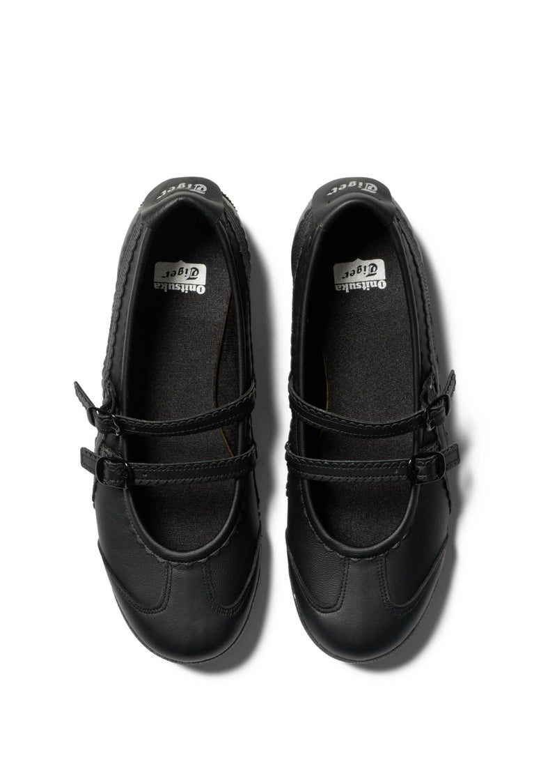 Onitsuka Tiger Mexico 66 TGRS Women’s Ballet Flats - Black | Comfortable & Stylish Casual Mary Jane Shoes  - Image 3