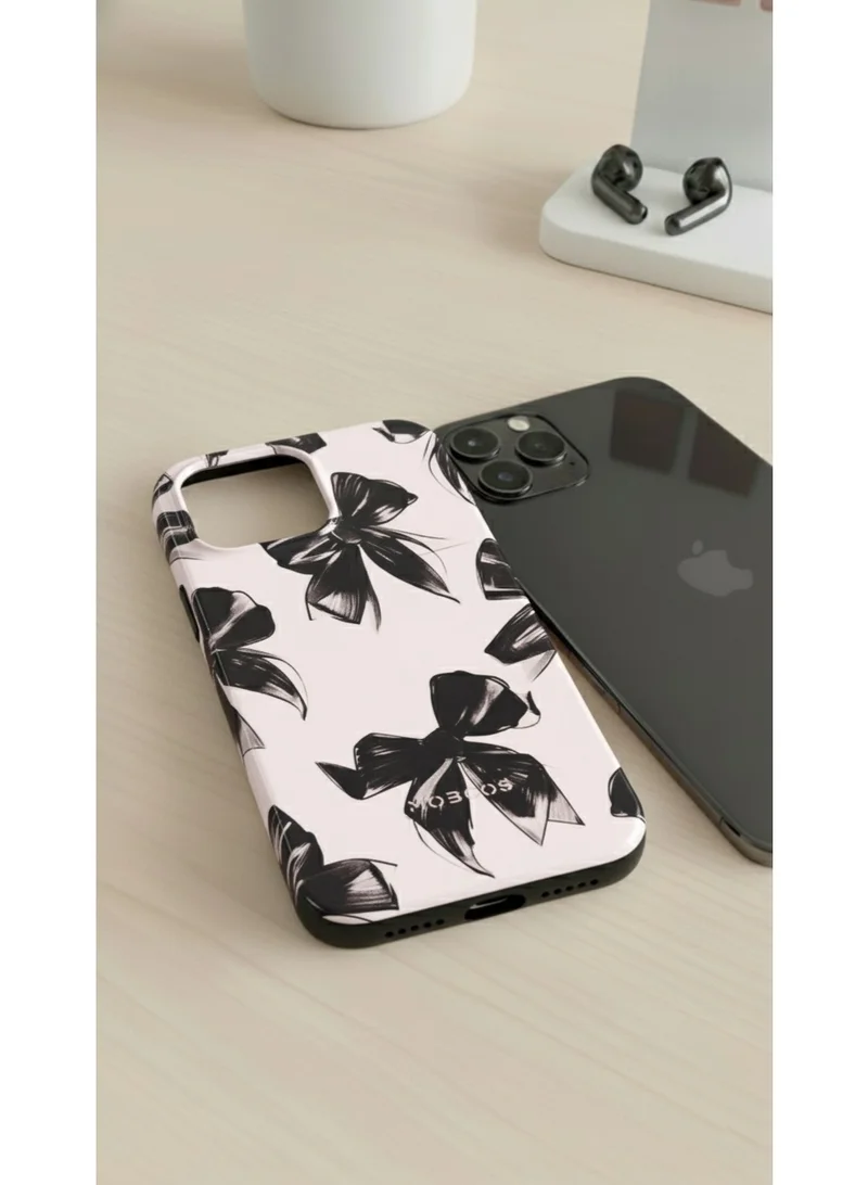 Mobcos iPhone 16 Pro Max Perfect Bow Mobcos iPhone 16 Pro Max Perfect Bow Premium Case Compatible with Hybrid Dual-Layer Hard Shell + Silicone Protection - Scratch-Resistant Shockproof Mobile Cover  | Best Price UAE