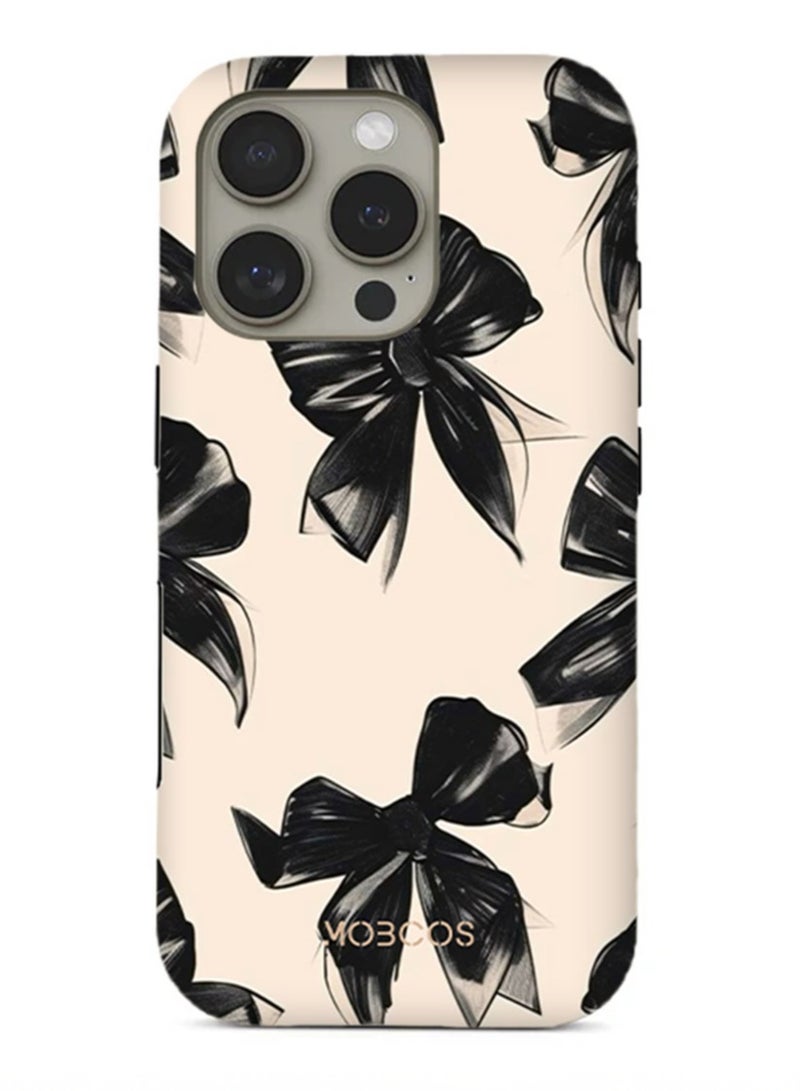 موبكوس جراب ايفون  برو ماكس مثالي من موبكوس، طبقة مزدوجة صلبة + سيليكون، مقاوم للخدش والصدمات - Image 1