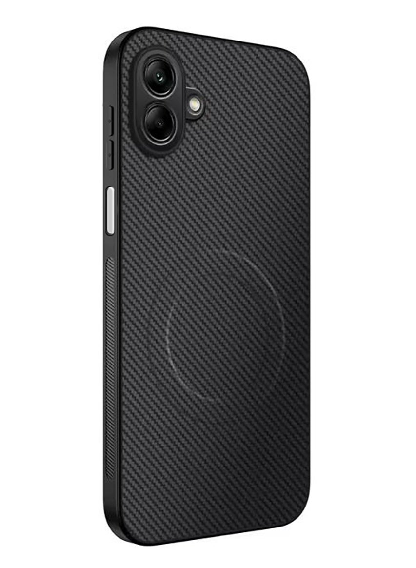 QIRG For Samsung Galaxy S26 Ultra tective Back Case Cover Soft Silicone Carbon Fiber Magnetic Case Phone Coques for Samsung Galaxy S26 Ultra (Black)