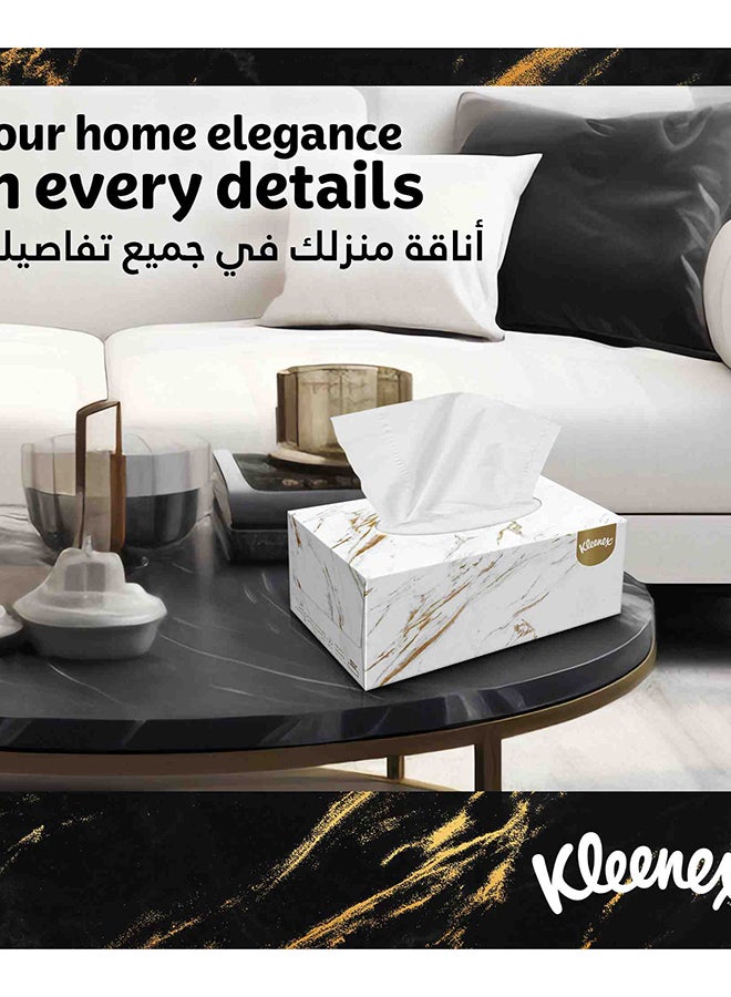 Kleenex صناديق مناديل الوجه لتزيين المنزل 170 ورقة × 2 طبقة - Image 5