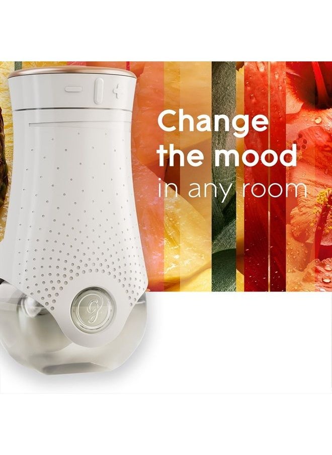 Glade مجموعة أدوات بدء معطر الهواء من PlugIns، زيت معطر للمنزل والحمام، نسيم هاواي، 0.67 أونصة سائلة، 1 سخان + 1 عبوة إعادة تعبئة  - Image 2