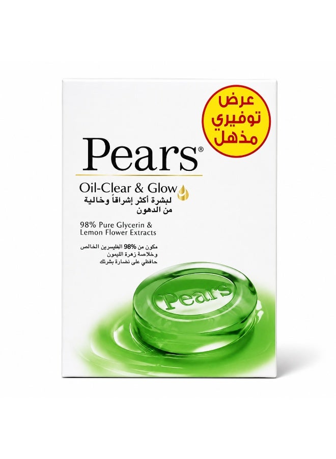 بيرز صابون بيرز الزيتي - شفاف ومتألق 125 غرام × 4 قطع - Image 1
