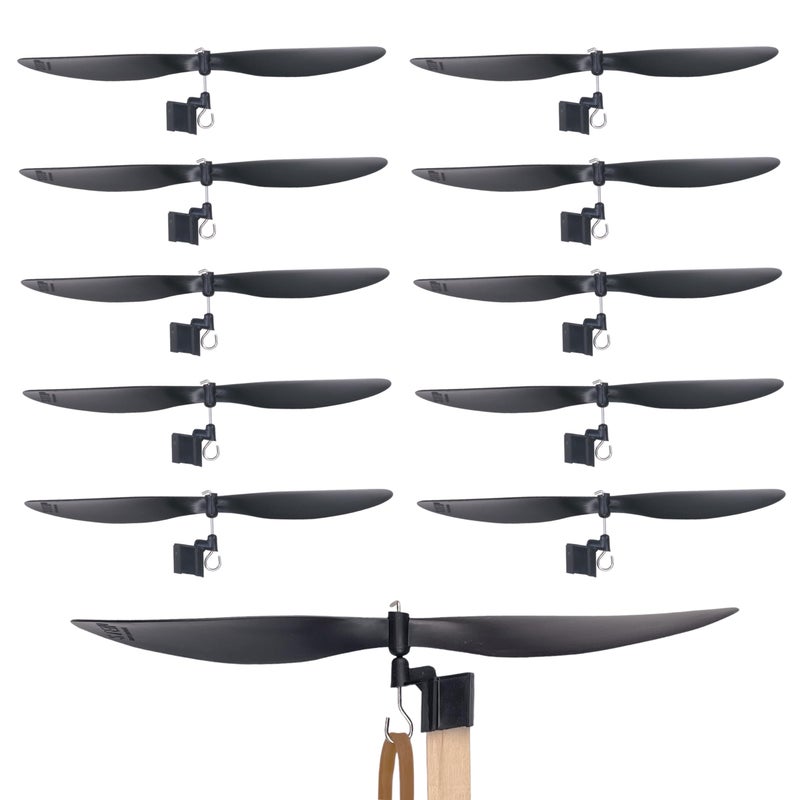 STEM Inventions 6Inch Plastic Propellers 10Pack Build Rubber Band Powered Planes Helicopters and More STEM Projects - Image 2