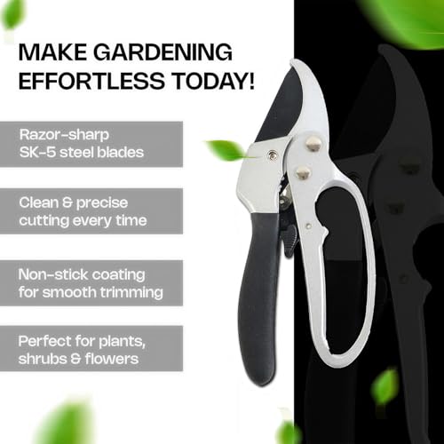 Oblivion Plant Cutter for Garden 200mm – Enhanced Garden Shears Pruning Machine – Heavy Duty and Gardening Scissors for Trees, Shrubs and Plants – Sharp Pruning Cutter Tool for Home Use (Pack of 1) - Image 5