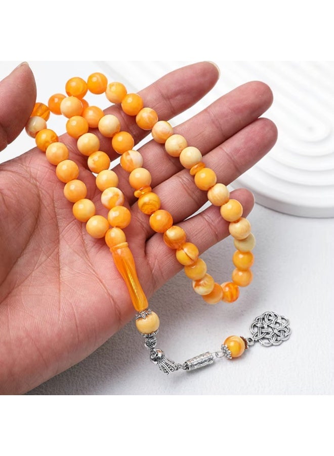 Mecrt Acrylic Islamic Rosary Prayer Beads – 45 Beads Muslim Tasbih