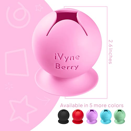 iVyne Berry Suctioned Vinyl Weeding Scrap Collector & Holder for Weeding Tools for Vinyl - Pink - Image 2