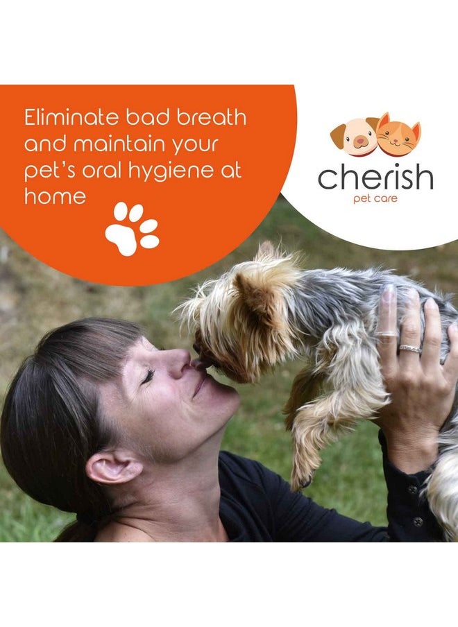 Cherish Baby Care - Cherish Pet Care Dog Tooth Brushing Kit (3pcs) - Dog Finger Toothbrush, Double-Sided Toothbrush, Small Dog Toothbrush, Dog Teeth Cleaning, Puppy Tooth Brushing Kit, Small Dog Tooth Brushing Kit - Image 1