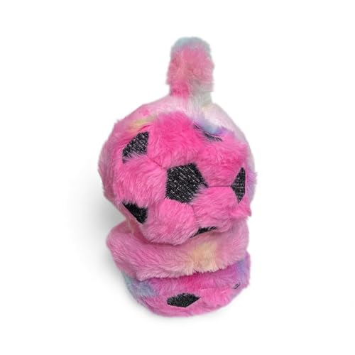 UMANI® Kids Winter Earmuffs Adjustable Soft Plush Faux Fur Ear Warmers for Girls & Boys 5-10 (FOOTBALL, RAINBOW) - Image 5