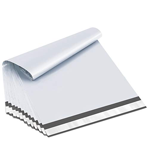 UCGOU 14.5x19 Poly Mailers White Shipping Bags Self-Sealing Waterproof and Tear-Proof 50 Pack - Image 1