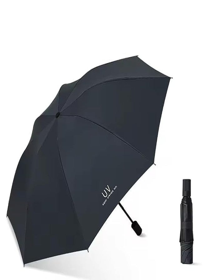 SGAF Portable Manual Travel Umbrella | 3-Fold Folding Umbrella with UV Sunshade & Rain Protection | Lightweight, Compact, Durable | Ideal for Travel, Outdoor, and Daily Use - Image 1