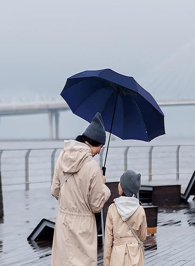 SGAF Portable Manual Travel Umbrella | 3-Fold Folding Umbrella with UV Sunshade & Rain Protection | Lightweight, Compact, Durable | Ideal for Travel, Outdoor, and Daily Use - Image 5