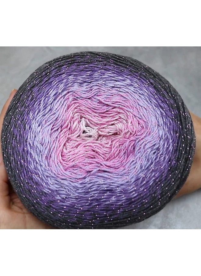 Yarnart Flowers Moonlight Glitter Cotton Yarn Weight 9.17Oz Length 1093 Yards Rainbow Crochet Metallic Lurex Handknit Shiny Silvery Cake Multicolor Cotton Rainbow Crochet (3276) - pzsku/Z9F5A800195EAD613D47CZ/45/_/1692171920/c8deccc8-5225-42fb-8ae0-563642b7cba8