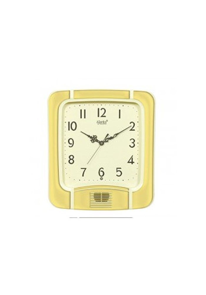 Ajanta Plain Musical Wall Clock 797 – 35.5cm White Analog Quartz Clock with Hourly Melodies, Decorative Plastic Frame, Perfect for Living Room, Bedroom & Office - Image 2