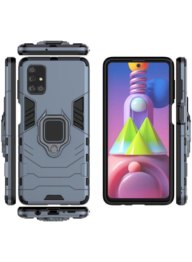 S-TOP Case For Samsung Galaxy M51 PC + TPU Shockproof Protective Case with Magnetic Ring Holder - Image 5