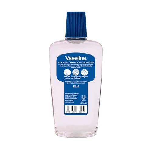 Vaseline Hair Tonic & Scalp Conditioner | Smoothes Hair | Locks In Moisture | Non-Greasy Shine | 200 ML - Image 3