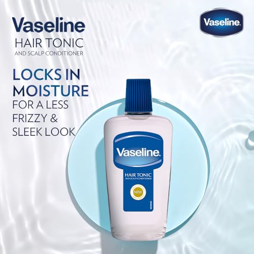Vaseline Hair Tonic & Scalp Conditioner | Smoothes Hair | Locks In Moisture | Non-Greasy Shine | 200 ML - Image 4