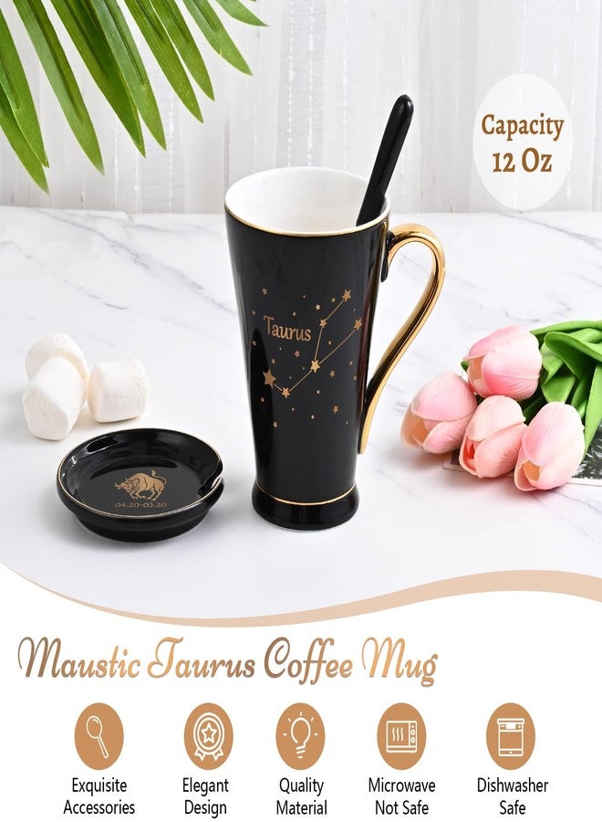 Maustic Taurus Gifts for Women Men, April May Birthday, Zodiac Sign, Astrology Horoscope Constellation for Best Friends, Astrology Lover, Coffee Mug, 12 Oz Black - Image 5
