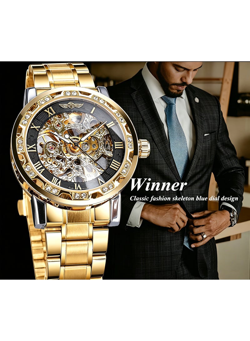 Winner men's mechanical watch - Image 4