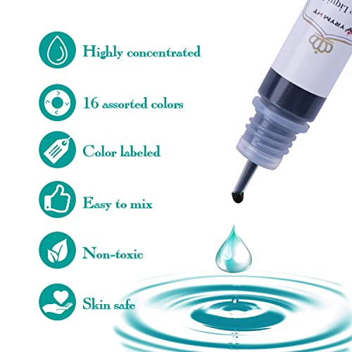 YRYM HT Candle Dye - 16 Popular Colors Candle Making Liquid Dye for Candle Making - Candle Color Dye for Candle Making, Safe and Natural ï¼Ë†16 Bottleï¼â€°by YRYM HT - Image 5