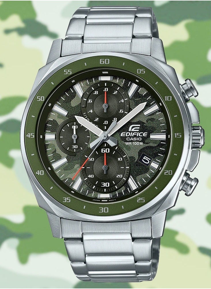 CASIO Casio men's watch with stainless steel bracelet, model EFV-600D-3CV  - Image 1