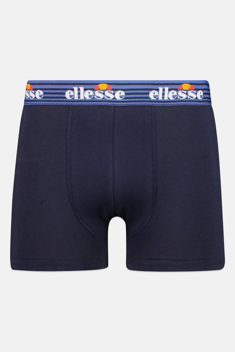 Ellesse Men 3 Pieces Brand Logo Boxers, Multicolor - Image 5