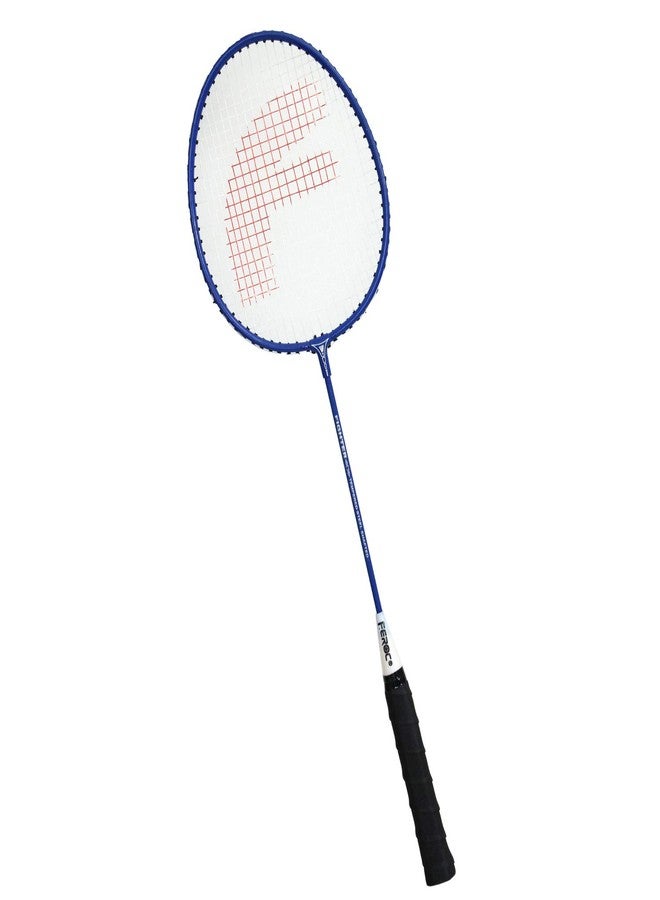 FEROC Fighter Aluminum Badminton Racquet Set of 2 with- 3 Pieces Feather SHUTTLES Badminton kit, Red - Image 5