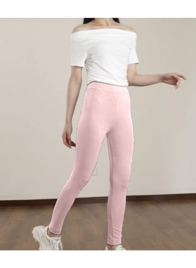 Fancy Women's Petite Leggings  Size Light-Weight Breathable Cotton-Spandex KU405 - Image 1