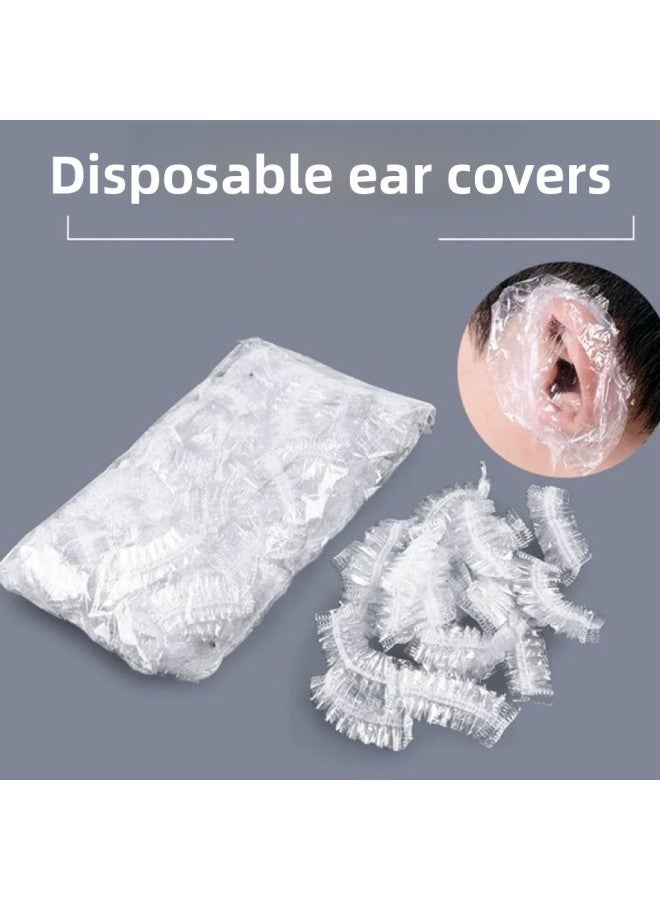 Ear Cover - Disposable Waterproof Earmuffs - Disposable Waterproof, 10pcs Pack - Hair Salon, Beauty Supply - Image 1