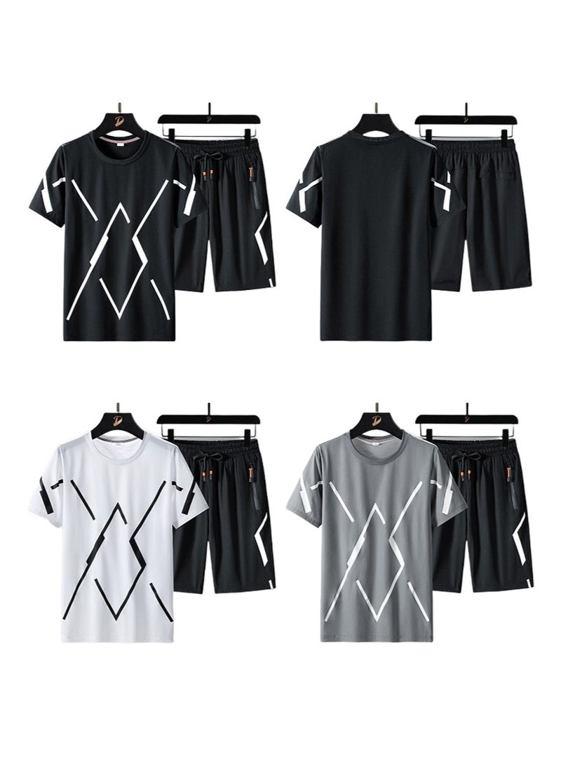 KUYING New Fashion Ice Silk Speed Drying Sports Set - Image 3