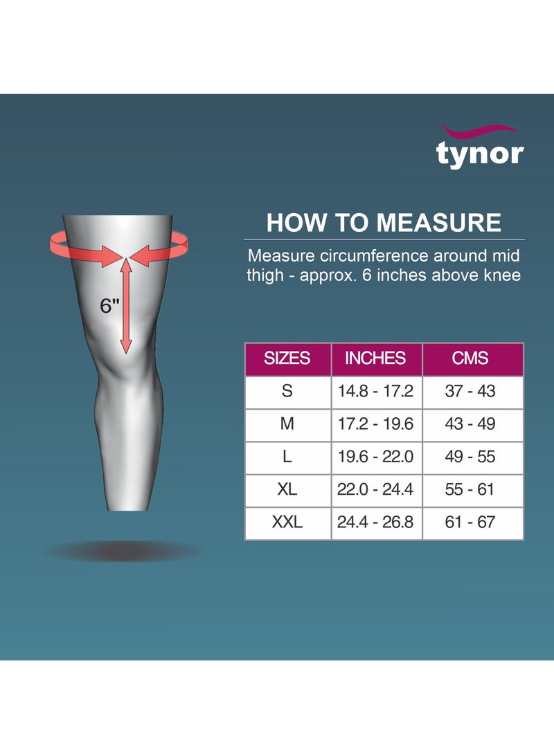 Tynor Knee immobilizer 22″/56CM An excellent brace to immobilize, support and protect the injured or operated knee while it recuperates  - Image 4