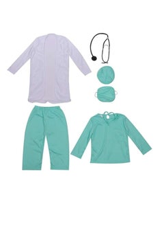 UKR Kids Doctor Dressing Up & Costumes – Dr. Lab Coat Dress Up Kit with Stethoscope & Surgical Mask (Large, Ages 9-11 Years, 135-150 cm) – Ideal for Role Play and Imaginative Fun - pzsku/Z9F5B0E3032836D750A24Z/45/_/1728133526/cb575ac0-479a-46ba-b6ad-4710d43b5d71