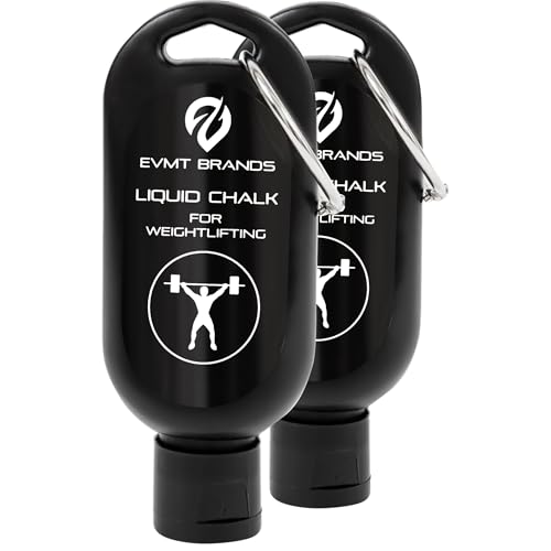 EVMT Brands Liquid Chalk, Mess Free Gym Chalk for Weightlifting, Gymnastics, Rock Climbing, Dancing. Sweat Resistant and Long Lasting for Stronger Grip. Package May Vary. - Image 1